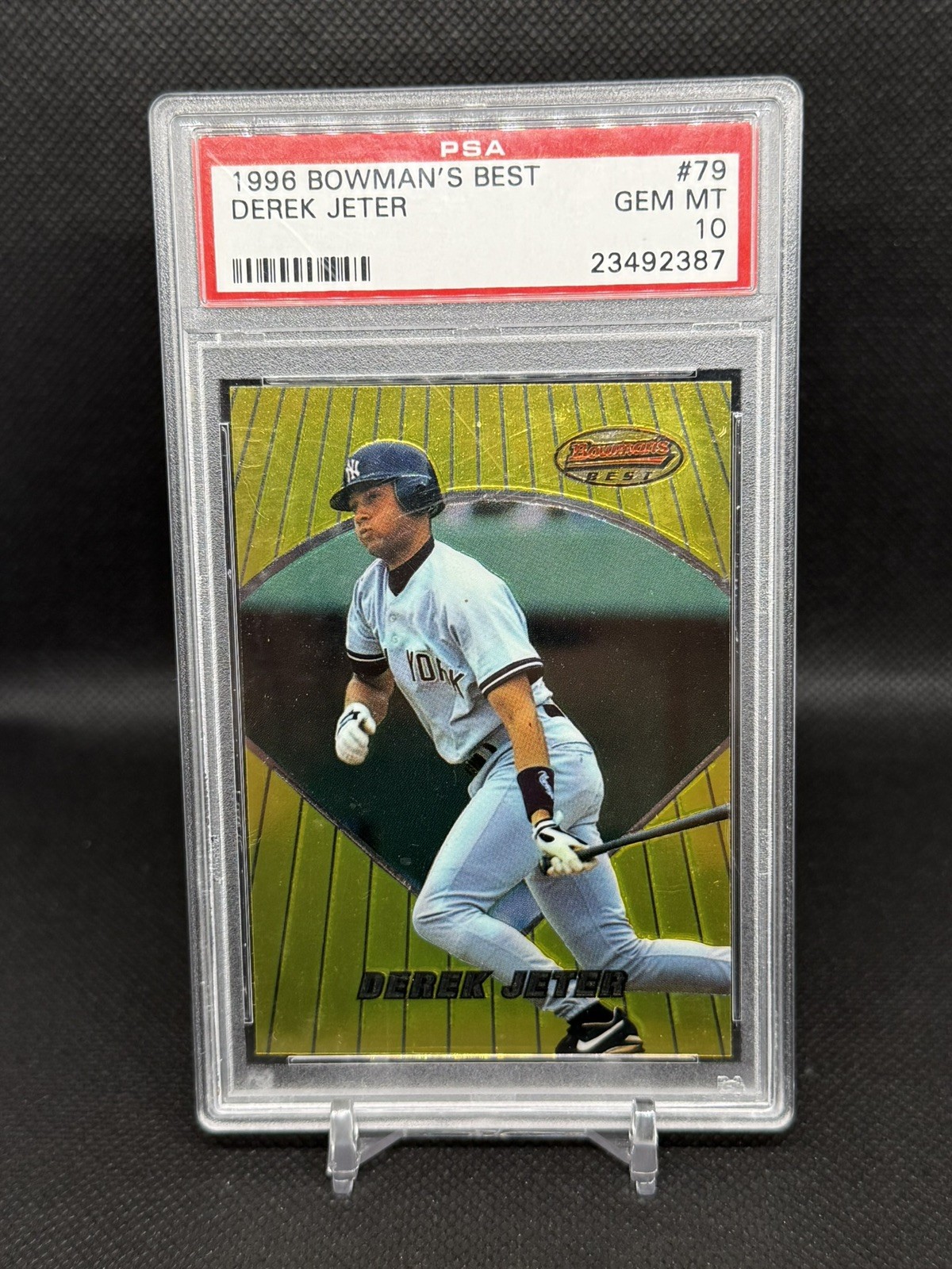 1996 Bowman's Best #79 Derek Jeter New York Yankees HOF PSA 10 GEM MINT