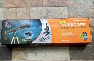 Celestron 22010 Telescope, Microscope & Binocular Science Kit - New in Box