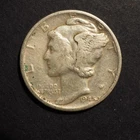 1945 *S* micro s  MERCURY HEAD SILVER DIME **NICE   ** - FREE SHIPPING! C1582