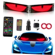 2pcs LED Eyes for Car Windshield, 13.7 x4 Devil Eyes Light for 13.7"x4"