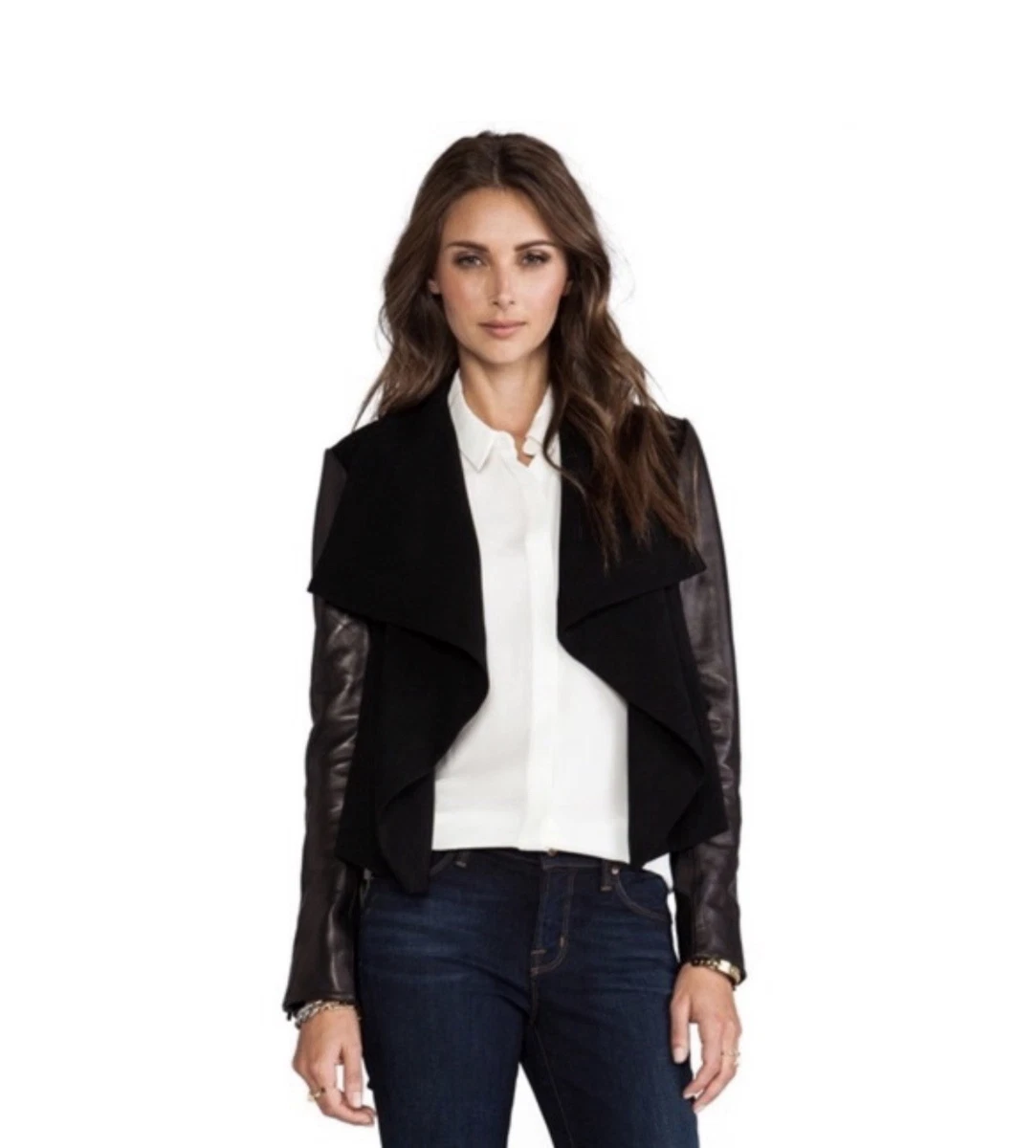 Diane von Furstenberg Leather Outer Shell Coats, Jackets & Vests