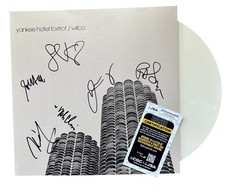WILCO SIGNED YANKEE HOTEL FOXTROT VINYL LP RECORD JSA COA Jeff Tweedy +5