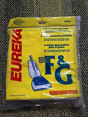 Disposable Eureka Vacuum Cleaner Bags 52320A Style F & G  New Sealed