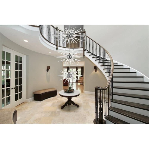 Elegant Lighting Sienna 46" 30-Light Metal/Glass Chandelier in Chrome/Clear - Picture 2 of 9