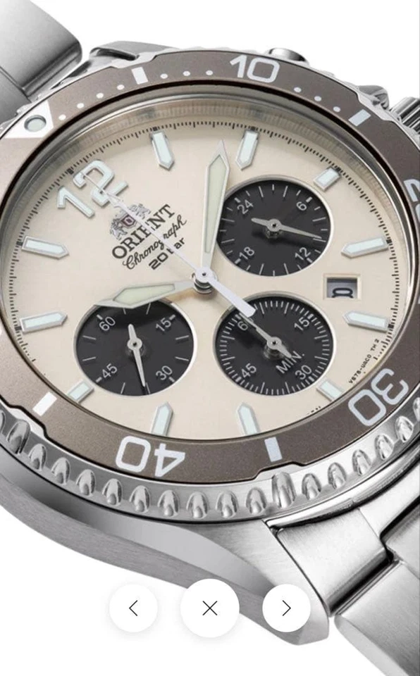 Reloj de buceo Orient Mako RN-TX0209G edición limitada 100 piezas sin usar en caja Foto 3 de 4