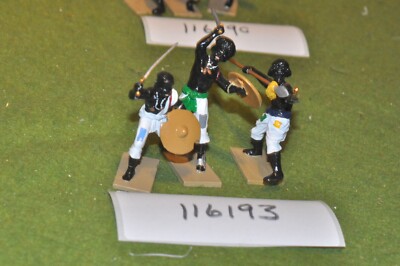 54mm Kolonial / Flusskrieg - Mahdisten 3 Derwischkrieger Trophäe Minis - (116193)