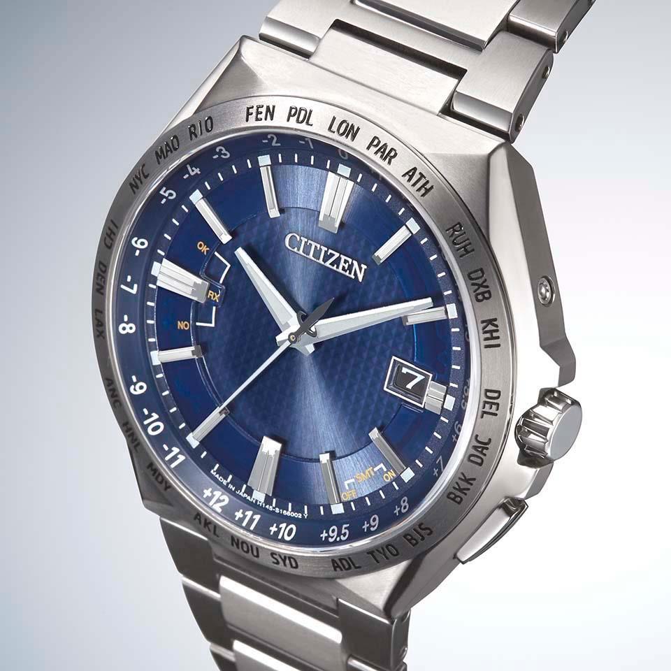 CITIZEN ATTESA CB0210-54L ACT Line Titanium Eco-Drive Radio Solar