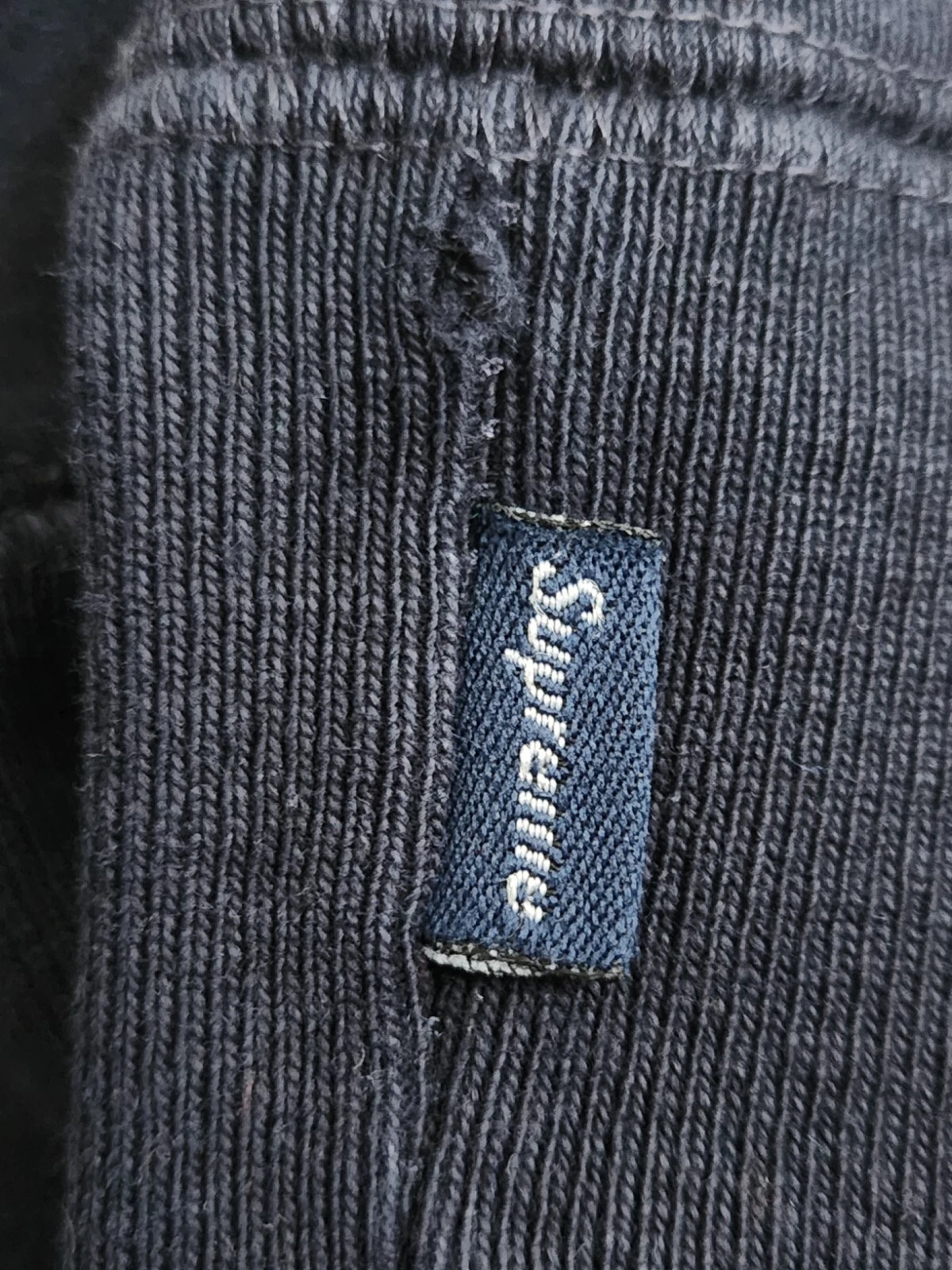 FW12 Supreme Ultima Cena Felpa con Cappuccio Navy Hoodie L Large 2012 Vintage