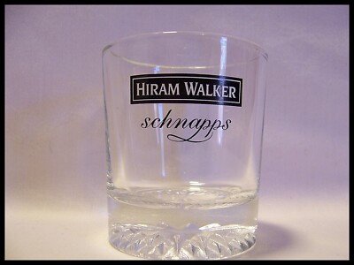 Shot Glass Hiram Walker Schnapps Mini Rock Glass Sip Cocktail Recipe  New WSBD