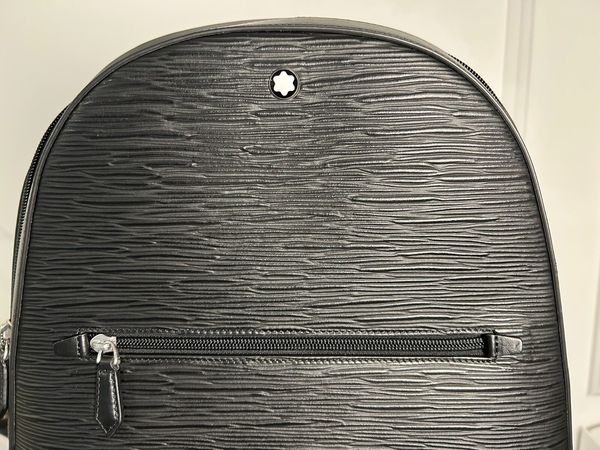 ちゃば Backpack for man Montblanc 129964 Extreme 3.0 black leather
