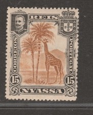 NYASSA 1901 15 Reis Giraffe MH