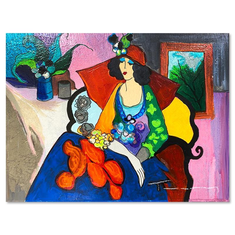 絵画 Tarkay red hat Itzchak Tarkay (1935-2012) 