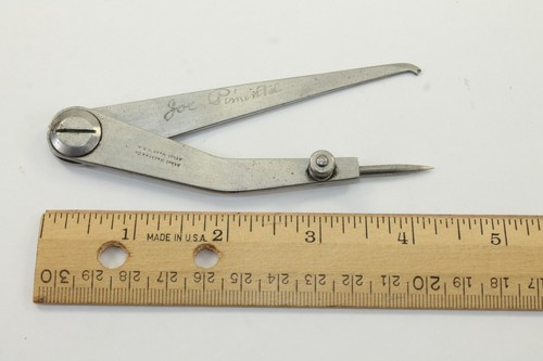 Pinzas hermafroditas articuladas firmes Athol Machine Co. 4" pierna extraña diseño Jenny EE. UU. - Imagen 7 de 12