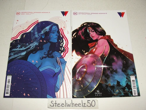 Sensational Wonder Woman #3 Sauvage & 5 Dike Ruan Variant Comic Lot DC 2021