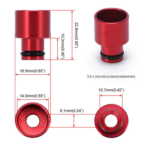 Car Engines Fuel Injector Top Hat Adapters for Honda Civic Acura RDX B16 B18 D16 - Picture 2 of 10