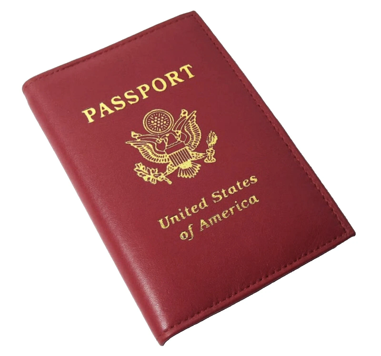 ID de hombre cuero Handmade y los titulares de Placa