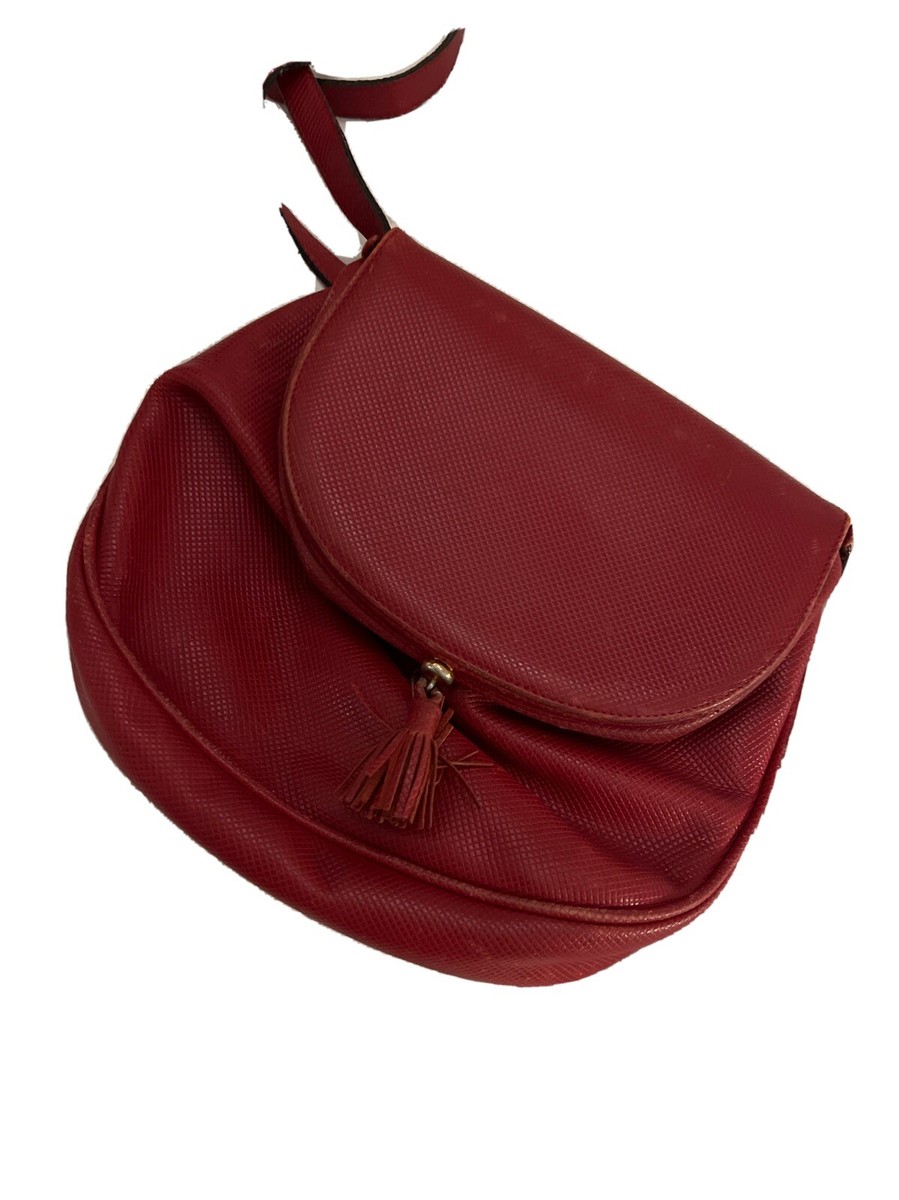 Bottega Veneta Rare Vintage Crossbody Red Leather Bag Bottega Veneta Rare Vintage Crossbody Red Leather Bag main image 3