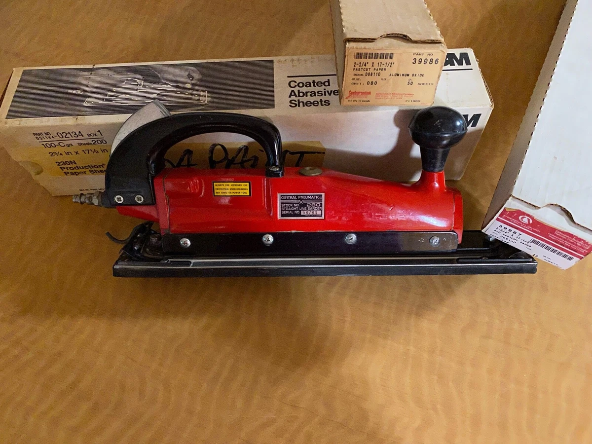 Straight line sander paper discount