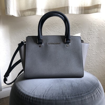 michael kors selma saffiano leather medium satchel