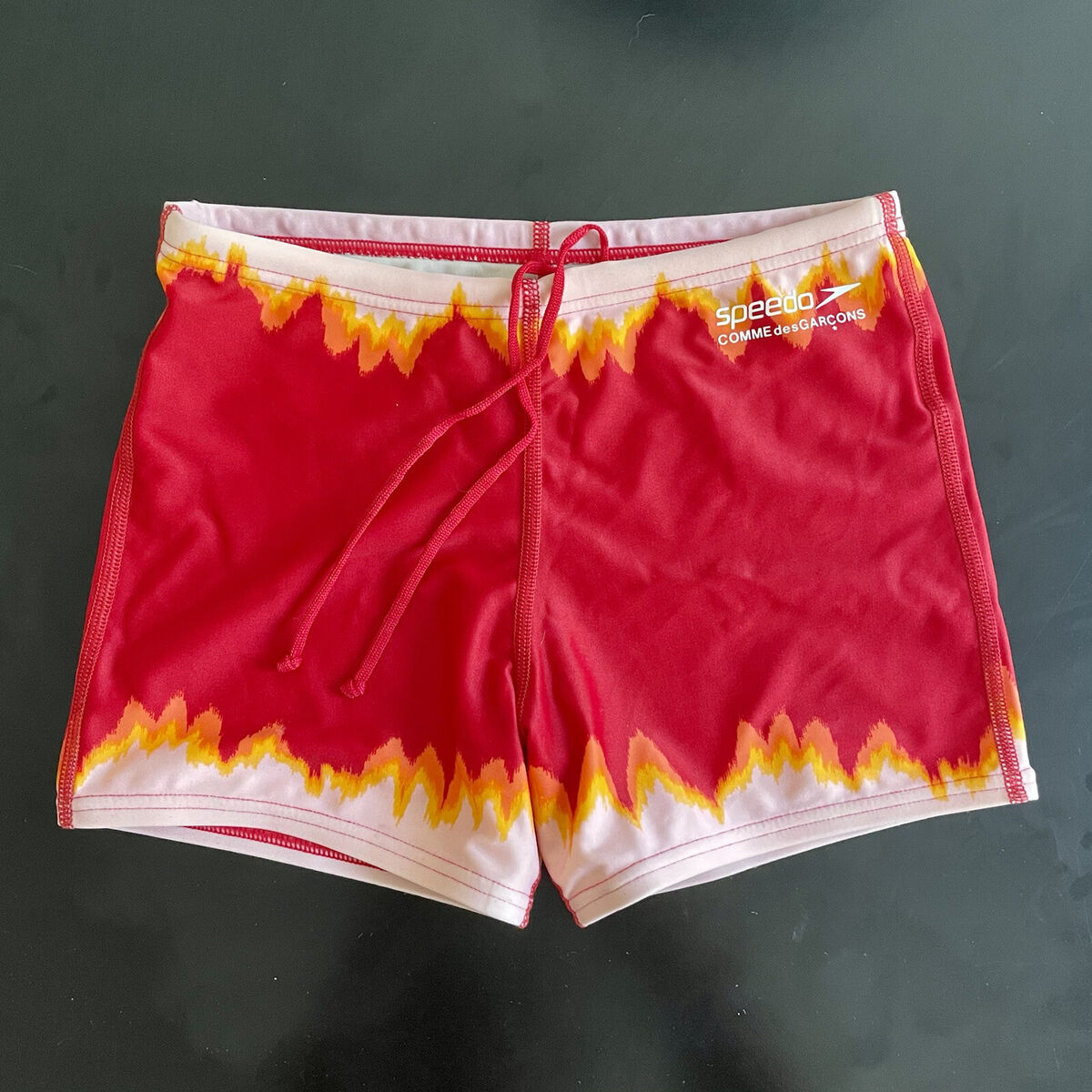Comme des Garcons x Speedo RARE swimming trunks red tie dye Comme des Garcons x Speedo RARE swimming trunks red tie dye