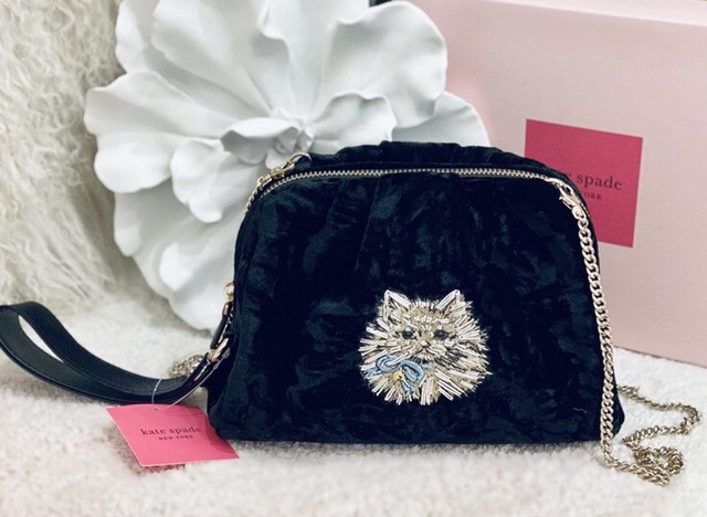 black kate spade cat satchel