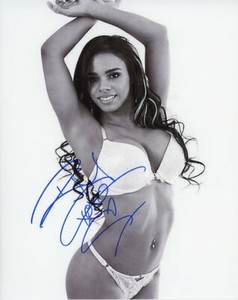 Renee Michelle autographed 8x10 WWE Impact AEW White Bikini #3 | eBay