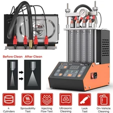 ANCEL Fuel Injector Ultrasonic Petrol Car Nozzle Cleaner&Tester Cleaning Machine