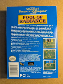 Advanced D&D: Pool of Radiance NES Complete in Box CIB very clean all inserts 
