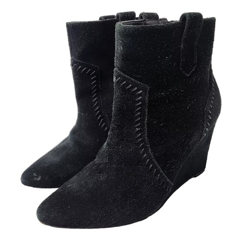 REBECCA MINKOFF-LULU-Embroidered Black Suede Boots-8.5M  NWOB Rebecca Minkoff 7 Embroidered Suede Lulu Boot main image 0