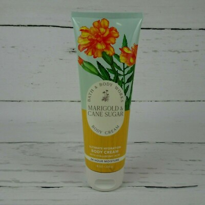 Bath And Body Works Marigold & Cane Sugar Ultimate Hydration Body Cream 8oz New