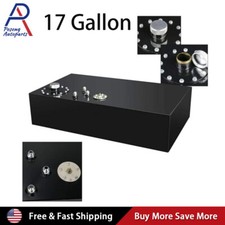 17 Gallon64l Black Aluminum Racingdrift Fuel Cell Gas Tankcaplevel Sender 17 Gallon64l Black Aluminum Racingdrift Fuel Cell Gas Tankcaplevel Sender