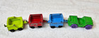 VTG Tootsietoy Jeep & 3 Trailer Set Fits Little People Peg Figures - Model 810