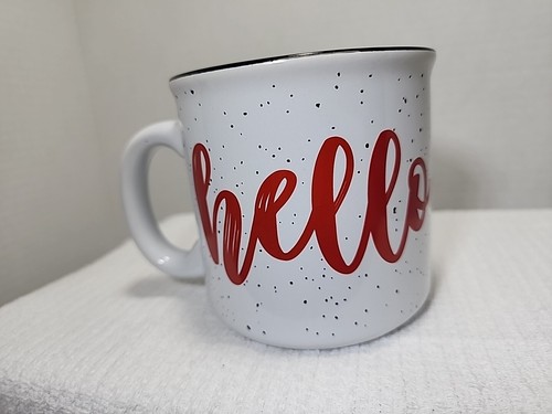 Hello Kitty Camper Mug by Sanrio 20 oz White Red N Black New - Picture 6 of 6