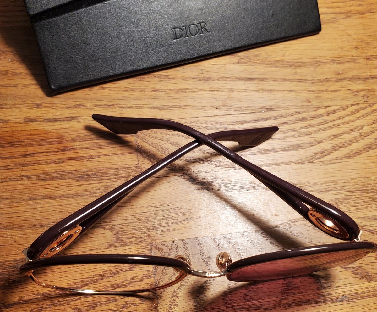 Dior New Volute 57mm Gradient Lens Round Frame & Sunglasses  display picture 2