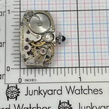 Vintage Benrus Watch Movement Repairs Parts Spares Watchmaker 15 Jewels 13755