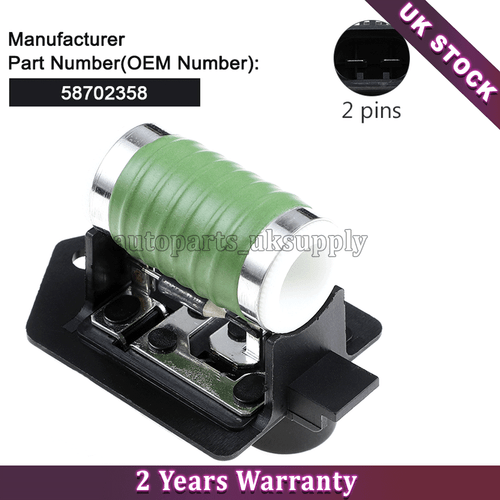 For Fiat 500 Radiator Cooling Fan Relay Resistor 2007-On 0.9 1.2 1.3 58702358 - Picture 2 of 8