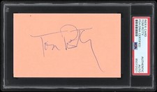 Signed Tom Petty & The Heartbreakers 3x5 Index Card Autographed Rare Auto PSA