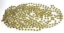 Christmas Decorations Gold Bead Garland 10mm 18 Feet Continuous Length, Large