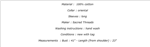 New SACRED THREADS mandala flannel lined button cotton JACKET TOP M Free shippin - Picture 2 of 6
