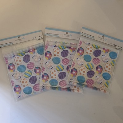 Easter Treat Bag Lot 3 Bags Of 24 Total 72 Bags