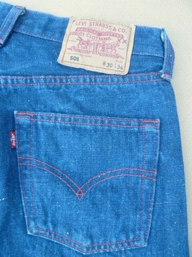 Vintage Rare 501 Belgium Hemp Chanvre 