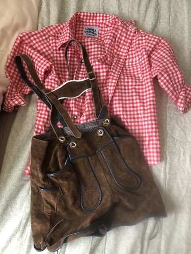 Boys German Traditional Lederhosen 