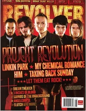 Revolver Magazine August 2007 Linkin Park My Chemical Romance Dream Theater Head