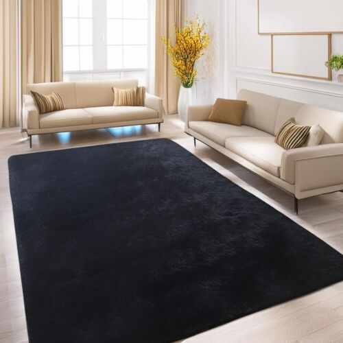 Modern Extra Large Thick Shaggy Rugs Living Room Bedroom Carpet Hallway Runner - Picture 4 of 21