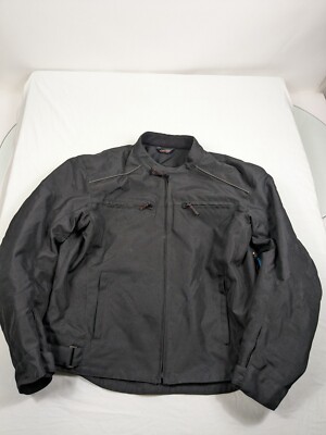 Tourmaster Jacket Mens XXL 2xl Black Mens Motorcycle Koraza Jacket