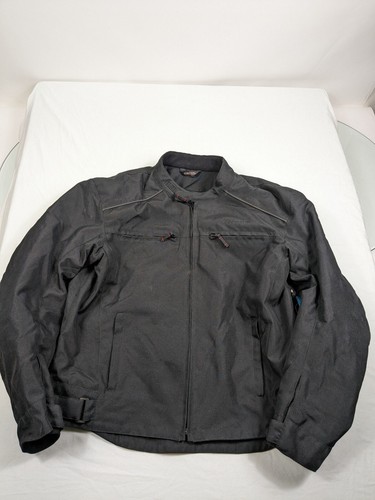 Tourmaster Jacket Mens XXL 2xl Black Mens Motorcycle Koraza Jacket