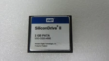 WD SiliconDrive II 2GB PATA SSD-C02G-4500 CF Compact Flash Memory Card