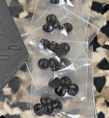 NEW JT Replacement Soft Ear Plastic Rivet Kit - 5 Complete Goggle Sets ...