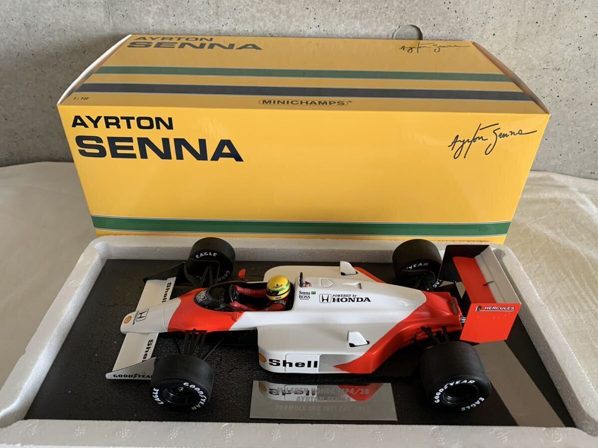 1/18 Pma Mclaren Honda Mp4/3B A. Senna 1987 Paul'S Model Art 1/18 Pma Mclaren Honda Mp4/3B A. Senna 1987 Paul'S Model Art