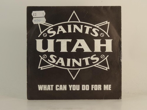 UTAH SAINTS WHAT CAN YOU DO FOR ME (78) 2 Track 7" Single plus Picture Sleeve FF